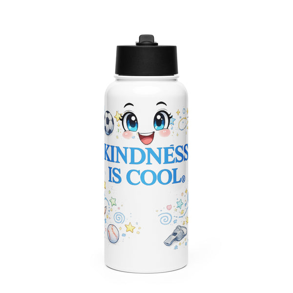 Kindness is Cool® Stainless Steel Water Bottle for Boys - Face edition