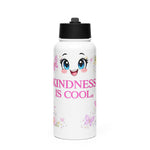 Kindness is Cool® Stainless Steel Water Bottle for Girls - Face edition 32 oz