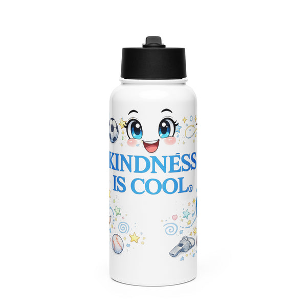 Kindness is Cool® Stainless Steel Water Bottle for Boys - Face edition 32 oz
